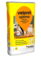 Клей для плитки и керамогранита Optima Weber Vetonit Клей для плитки и керамогранита Optima Weber Vetonit